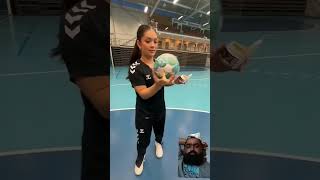 Handball ASMRTT mariahmls volleyball handball satisfying sports badminton soccer ufc ma [upl. by Savart90]