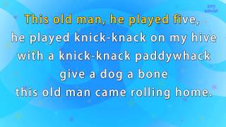 Karaoke Rhymes  This Old Man [upl. by Gettings]