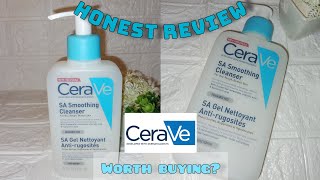 CeraVe SA Smoothing Cleanser  HONEST REVIEW [upl. by Merchant]