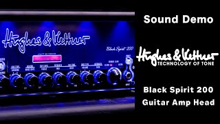 Hughes amp Kettner Black Spirit 200 Head Sound Demo No Talking [upl. by Anahc724]