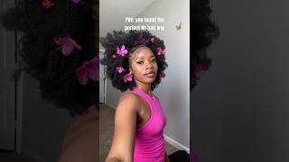 A flower hairstyle on type 4c hair ⭐️ naturalhairstyling 4chair 4chairstyles [upl. by Cohn790]