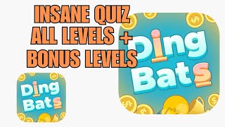 Dingbats INSANE QUIZ ALL LEVELS  BONUS LEVELS [upl. by Unni254]