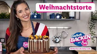 Weihnachtstorte mit Spekulatius  Weihnachtlicher Vorgeschmack  Rezepte für Lidl von Sallys Welt [upl. by Anead]