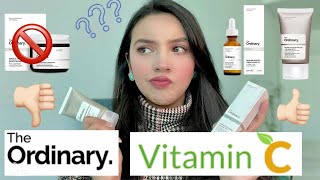 The BEST and WORST Vitamin C Serums From The Ordinary  Ascorbic Acid [upl. by Doone]