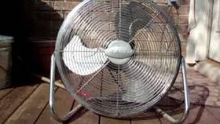 21quot Lakewood Floor Fan w New Motor [upl. by Nrojb]