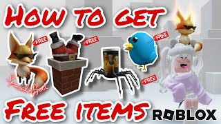 FREE ITEM สอนรับของฟรี 4 ชิ้น ใส่โค้ดง่ายๆ ส่งท้ายปี 2022  FREE PROMOCODES ROBLOX [upl. by Michell794]