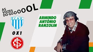 Novo Hamburgo 0 x 1 Internacional 1977  Armindo Antônio Ranzolin [upl. by Notnerb]