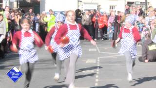 2012 Olney Pancake Day Race [upl. by Inoj]