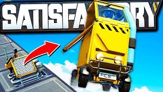 Spending All Our Coupons on Factory Cart Stunts  Satisfactory Early Access Gameplay Ep 3 [upl. by Assecnirp]