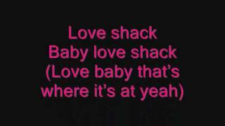 Love Shack  New Directions Lyrics [upl. by Ecirtap]