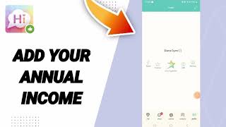 How To Add Your Annual Income On SayHi Chat App [upl. by Anoyk589]