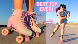 WORLDS BEST TIP FOR OUTDOOR ROLLER SKATING [upl. by Griffy]