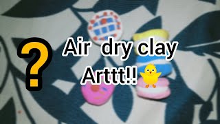 Air dry clay art 🎨ytviral 1k clayart clayvideos Craftyareeba1236 [upl. by Eenerb]