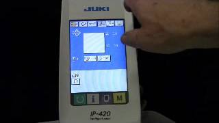 Juki AMS210EN1360 IP420 quick start programming tutorial [upl. by Reteip]