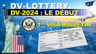 DVLOTTERY 2024 Exclusive  Le premier Visa bulletin dOctobre 2023 [upl. by Downey]