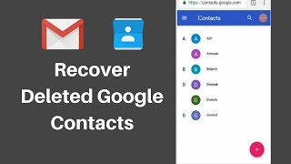 How to Recover Deleted Contacts from Gmail In Phone [upl. by Gertruda46]