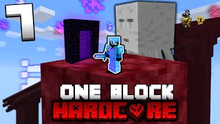 Minecraft ONE BLOCK SKYBLOCK but its HARDCORE Episode 7 [upl. by Neal471]