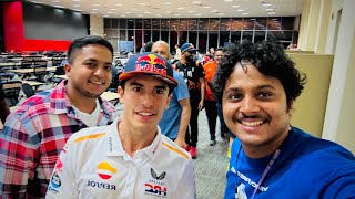 Met Marc Marquez at MotoGP Bharat  Vlog 123  justneelthings [upl. by Ranilopa]