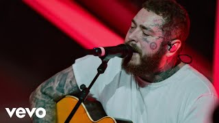 Post Malone  Circles Acoustic – One Night in Rome Italy 2022 [upl. by Enaitsirhc]