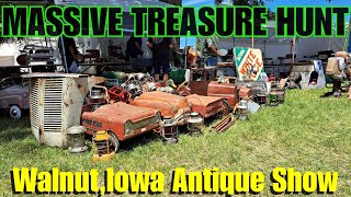 Exploring an Iconic Midwestern Antique Show for Treasures and Lost Finds  Walnut Iowa [upl. by Bridwell]