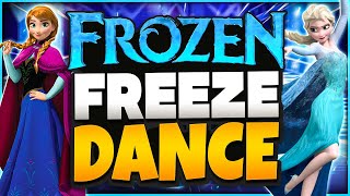 ❄️ Frozen Freeze Dance ❄️ Brain Break ❄️ Just Dance ❄️ Brain Breaks for Kids ❄️ Freeze Dance [upl. by Nawad193]