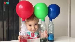 Baking Soda and Vinegar Balloon Experiment [upl. by Viguerie879]