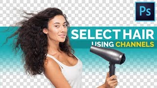 The BEST Way to Select Hair in Photoshop [upl. by Clarinda]