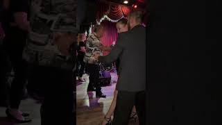 Alejandro Sol and Inna Salsa dancing to live music at El Floridita Restaurant in Hollywood [upl. by Lussi]