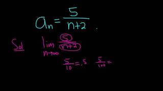 Larson Calculus 91 29 Determine if the Sequence an  5n  2 Converges or Diverges [upl. by Pegg]