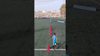 U8 U7 conduite de balle wall pass football training [upl. by Anaert]