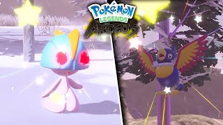 SHINY HUNTING IN POKEMON LEGENDS ARCEUS Massive Mass Outbreaks  Part 12 [upl. by Ardnaiek]