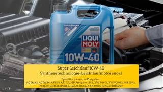 Super Leichtlauf 10W 40 Liqui Moly by MotoroelKing [upl. by Libb]