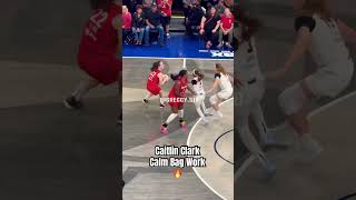 Caitlin Clark calm bag work then passes it off caitlinclark basketball wnba [upl. by Soutor]