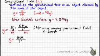 Gravitational Fields  AP Physics 1 [upl. by Dalis]