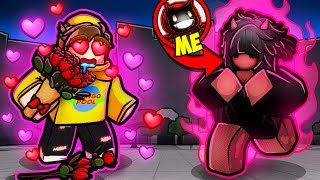 TROLLING My FRIEND As A EGIRL For 24 HOURS Roblox The Strongest Battlegrounds [upl. by Quentin]