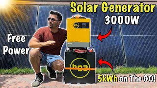 I BUILT A Portable Solar Power Station That Can Charge My EV [upl. by Anuait35]