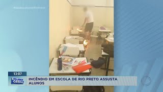 Incêndio assusta alunos da Escola Monsenhor Gonçalves em Rio Preto [upl. by Cuthbert665]