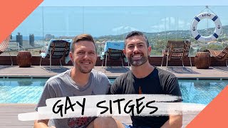 GAY SITGES  Our Favorite Gay Beach Town in Spain [upl. by Nnyluqcaj232]