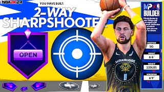 Creating the Ultimate 2Way Sharpshooter Build in NBA 2K24 [upl. by Haines769]