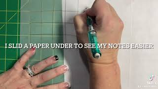 Tracing Paper Hack for Quilting [upl. by Alcinia]