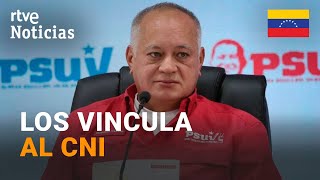 VENEZUELA anuncia la DETENCIÓN de DOS ESPAÑOLES por un SUPUESTO PLAN contra MADURO  RTVE [upl. by Draude]