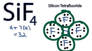 SiF4 Lewis Structure  How to Draw the Dot Structure for SiF4 [upl. by Dinerman]