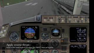 XPlane 9 ILS CATIII Boeing 767 Landing Instructions [upl. by Isolde]