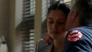 Severide Kisses amp Cheers Up Stella After Gibsons Incident on Chicago Fire 12x08 Mar 27 2024 [upl. by Ahsimik]