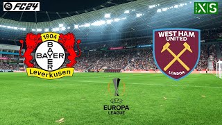 quotFC 24  Bayer 04 Leverkusen vs West Ham United  UEFA Europa League Quarter Final Highlightsquot [upl. by Cooke]