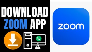 How To Download Zoom App on Laptop 2024 [upl. by Sidnee]