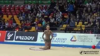 Dina Averina 2015 Hoop  Italian Championship  AverinaTwins [upl. by Sadnac]