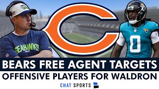 Bears Offensive Free Agent Targets For Shane Waldron Ft Mike Evans Saquon Barkley amp Calvin Ridley [upl. by Narol]