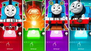 Cartoon Thomas Train 🆚 Choo Choo Charles 🆚 Thomas The Train 🆚 Funny Thomas Train Tiles Hop EDM Rush [upl. by Nelg]