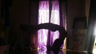 Lola Grace Pole Dance in Silhouette [upl. by Adnovoj]